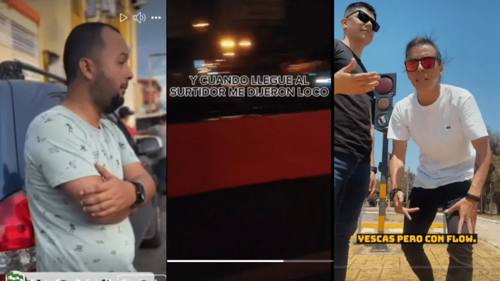 Capturas de pantalla de los videos musicales que circulan en redes sociales. / Composición: Visión 360. 