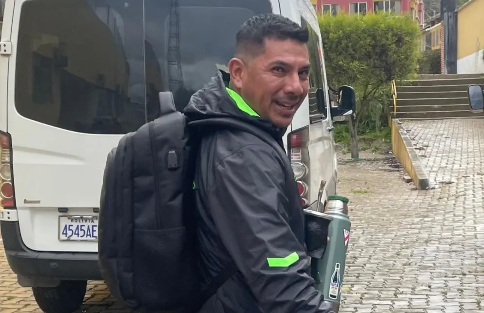 Pablo Sciacia, uno de los preparadores físicos de la Selección. Foto: Jorge Asturizaga.