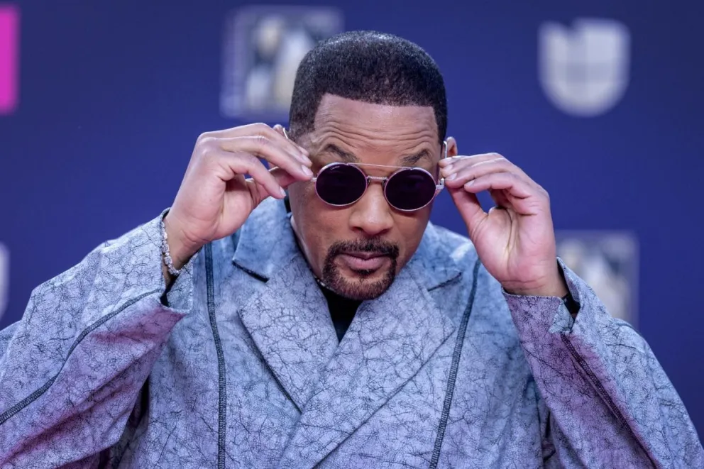 El actor y rapero estadounidense Will Smith en la alfombra roja de los Premios Lo Nuestro 2025, en Miami (Estados Unidos). Foto: EFE 