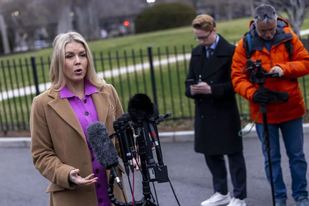 La portavoz de la Casa Blanca, Karoline Leavitt. Foto: EFE