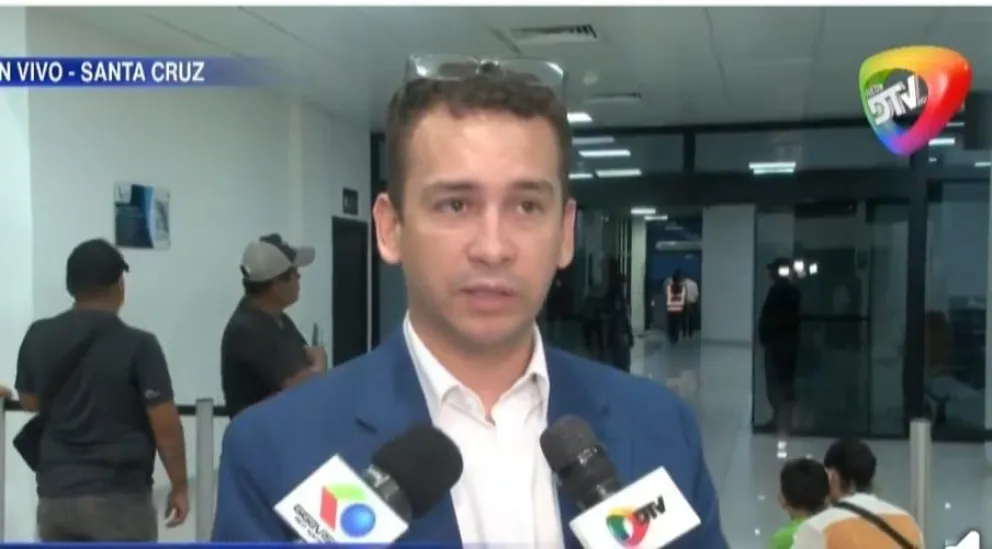 El presidente del TSJ, Romer Saucedo. Foto: Captura de video DTV