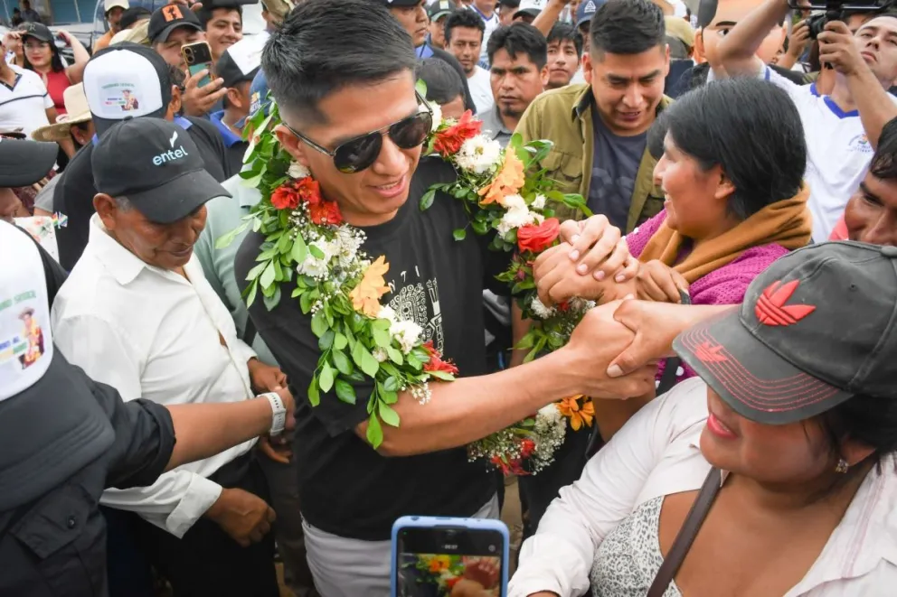 Andrónico Rodríguez, presidente del Senado. Foto: RRSS del legislador