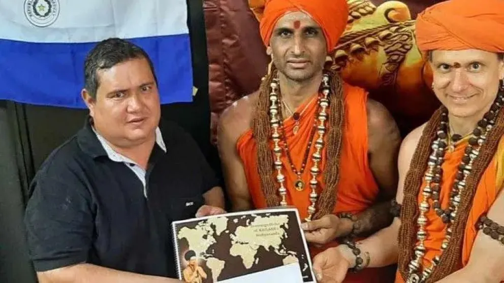 El funcionario que fue destituido tras el engaño en el que cayó con el supuesto país de Kailasa. Foto: BBC