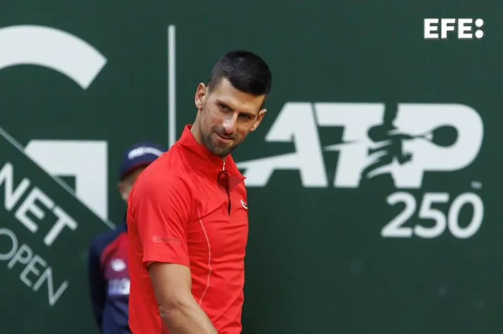 El serbio Novak Djokovic en un torneo anterior. Foto: EFE.