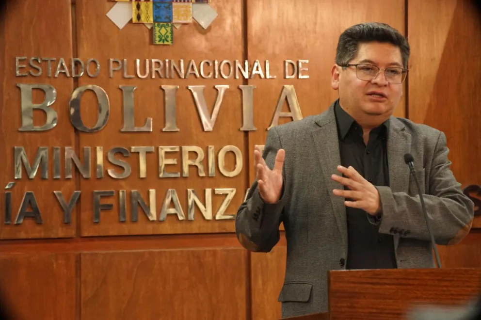 El ministro de Economía y Finanzas Públicas, Marcelo Montenegro, en una imagen de archivo. Foto: APG