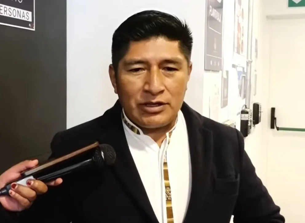 El diputado del MAS, Hernán Hinojosa. Foto: Captura de video