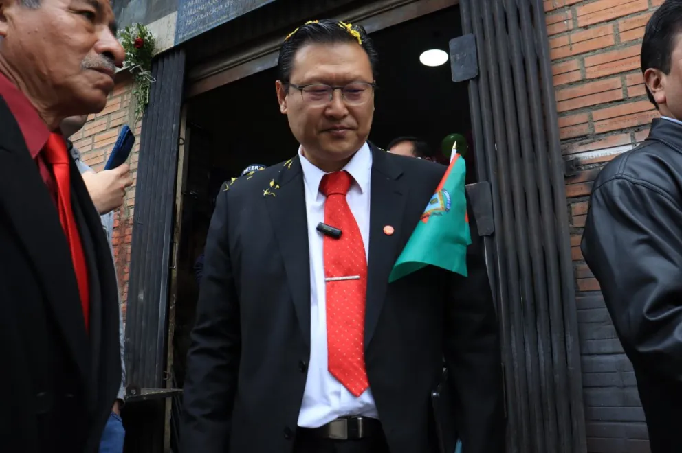 Chi Hyun Chung durante su reciente estadía en La Paz. Foto: APG