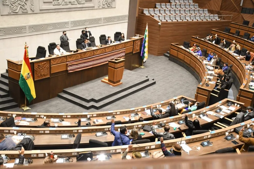 Sesión de la ALP. FOTO: ABI