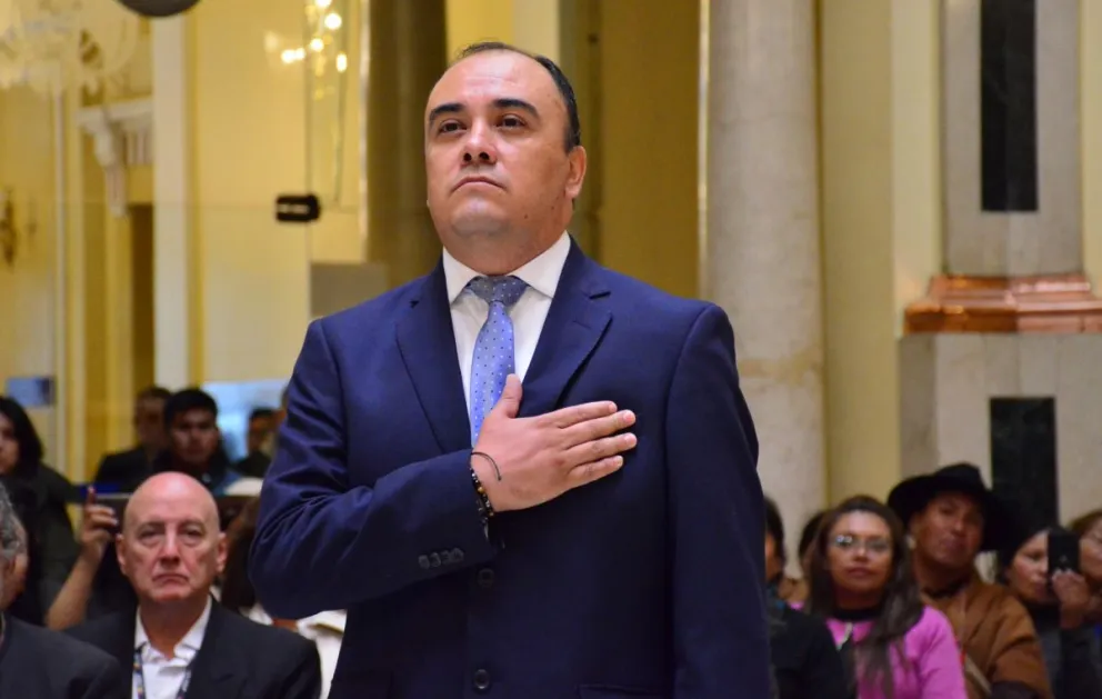 Vocal Ávila, cuando asumió funciones. Foto: Vicepresidencia 