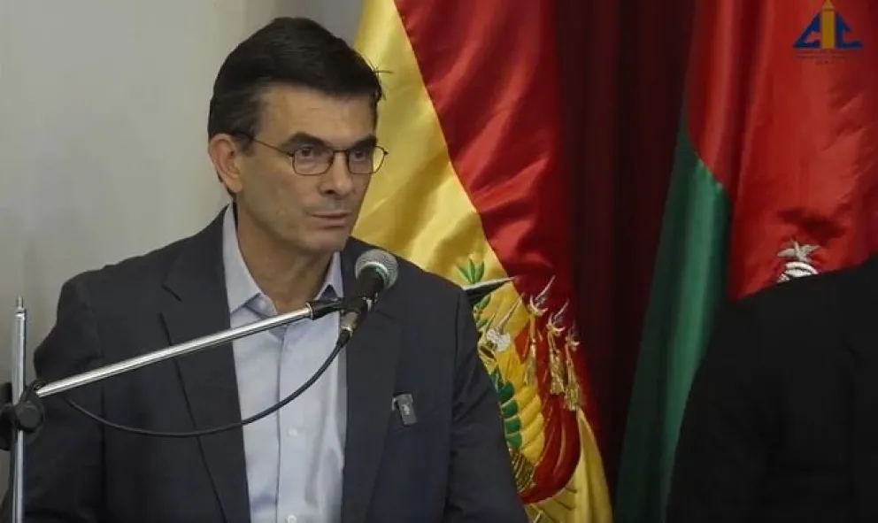 El senador Rodrigo Paz en una imagen difundida por su equipo de prensa.