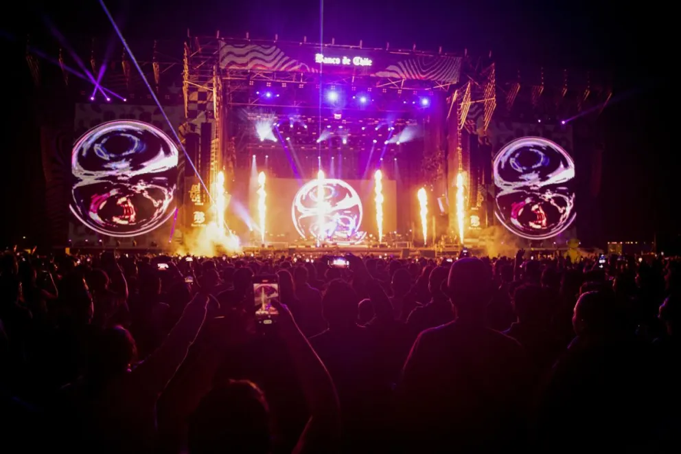 Fotografía de archivo del 16 de marzo de 2024 del Dj Diplo durante una presentación en el festival de música Lollapalooza en Santiago (Chile). Foto: EFE