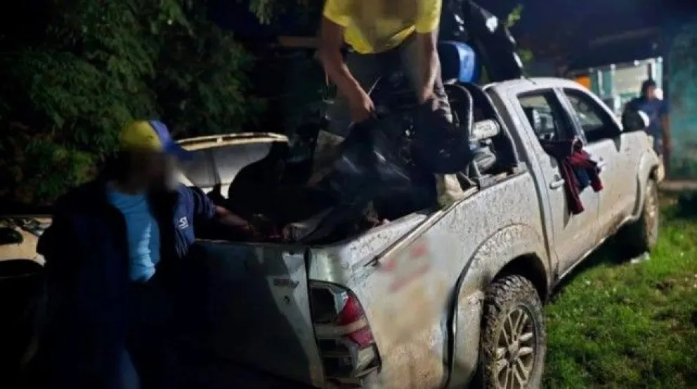 Aprehensión de los involucrados en el delito. Foto: Fiscalía Departamental de Beni