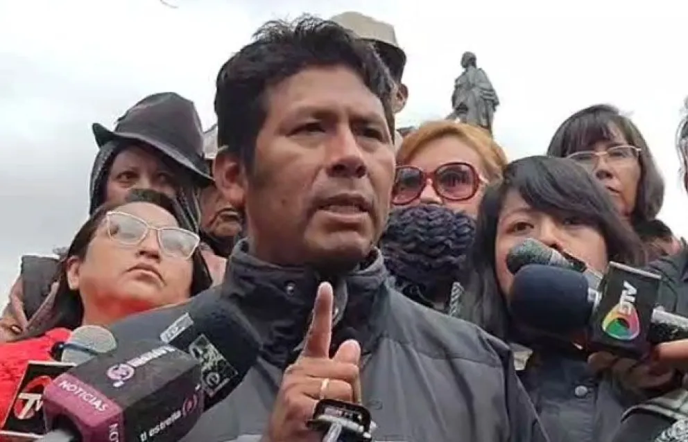 Humberto Claros, dirigente "evista".  Foto: Erbol (archivo)