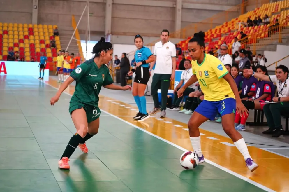 Incidencia del partido entre Bolivia y Brasil por la Copa América. Foto: Conmebol.