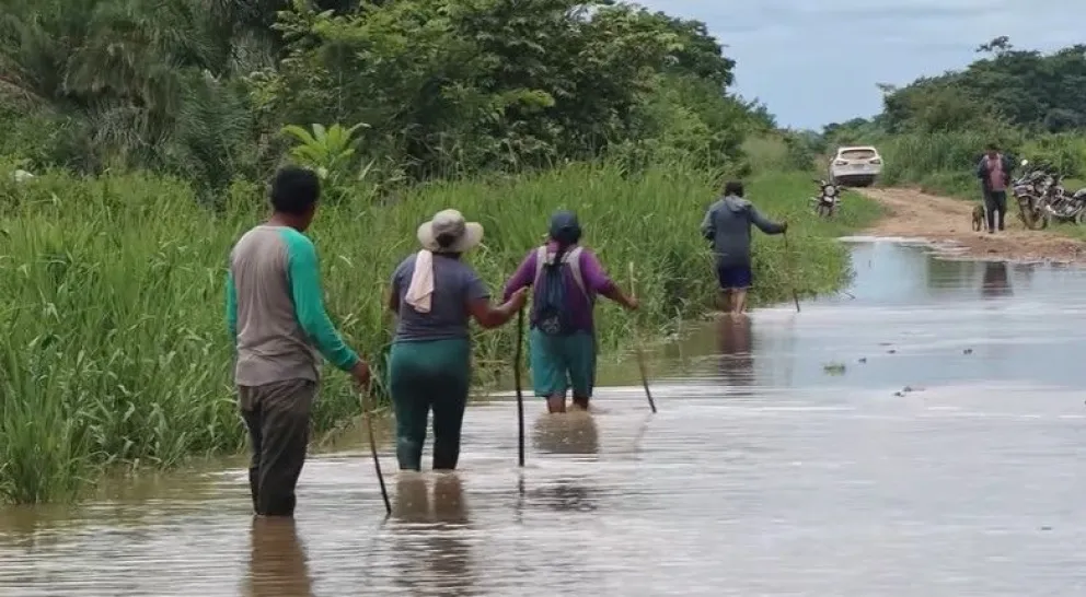 Desborde del río Grande: Gobierno Municipal El Puente
