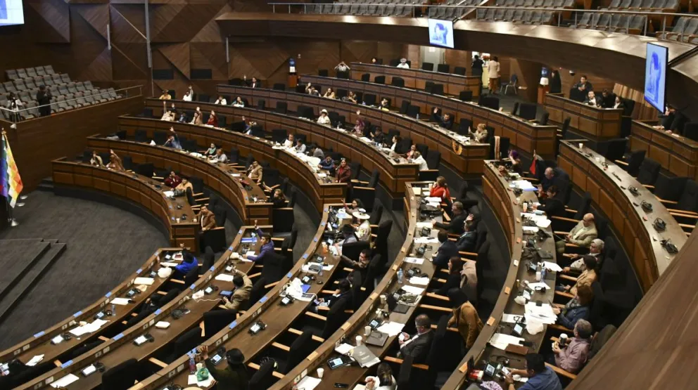 Legisladores en una sesión de la Cámara de Diputados. Foto: Cámara de Diputados