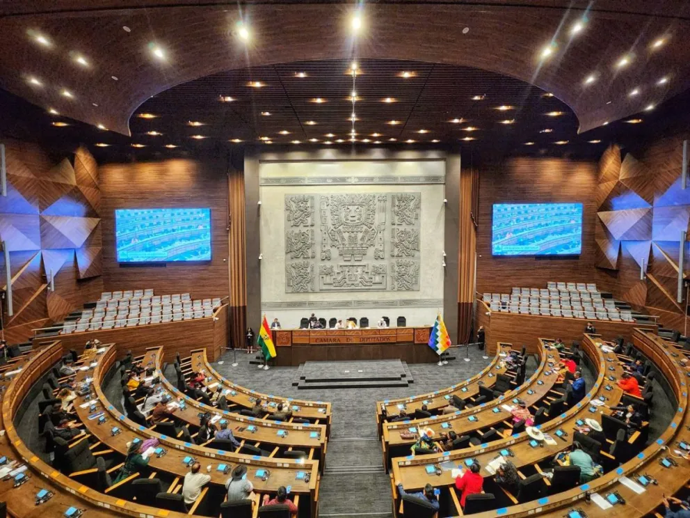 La sesión de la Cámara Baja se instaló este jueves. Foto: Facebook de Diputados 