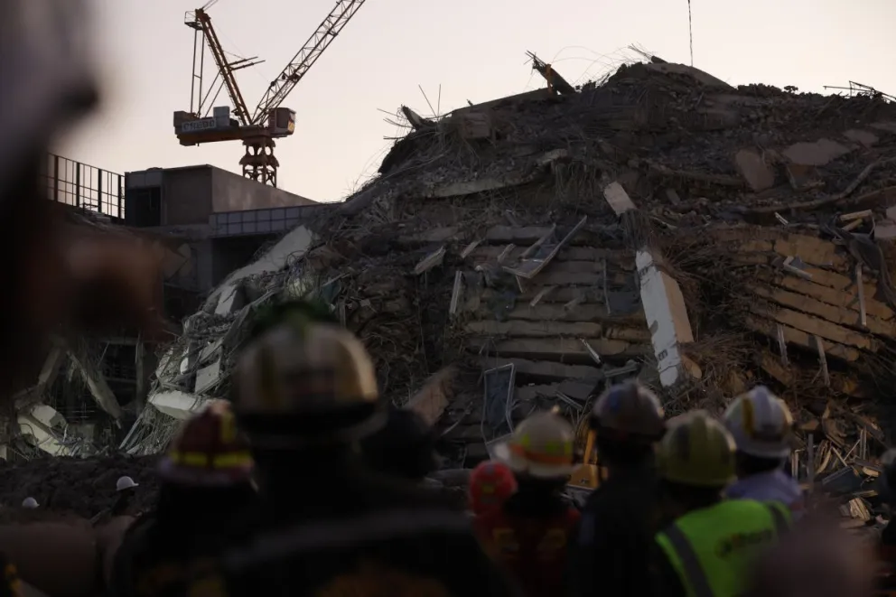 Una imagen del desastre que ha ocasionado el terremoto. Foto: EFE