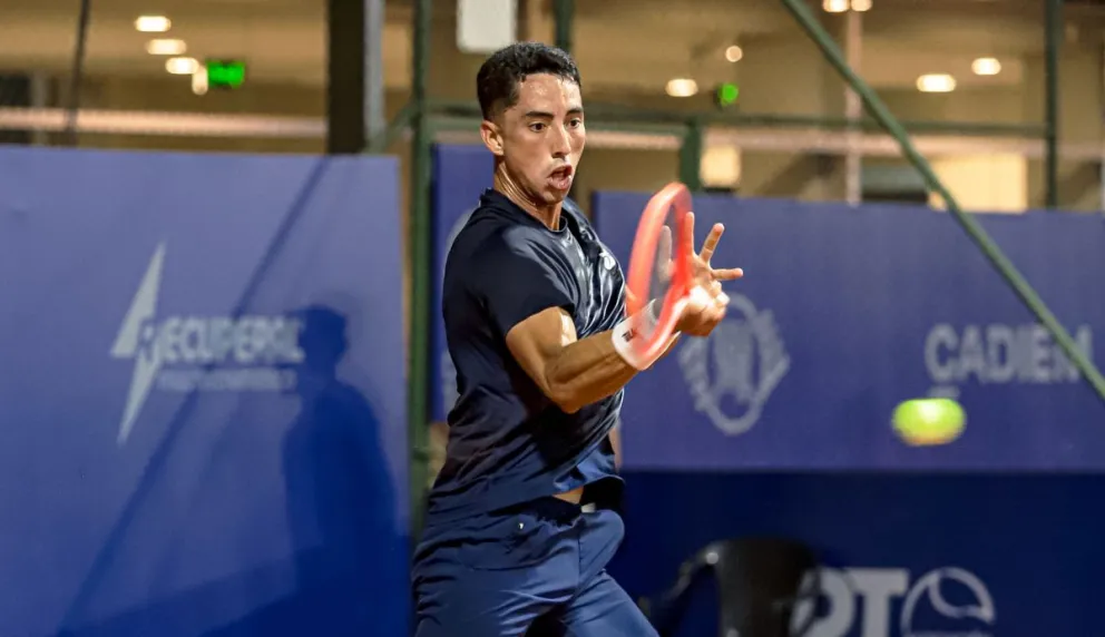 Murkel Dellien en un anterior torneo. Foto: Archivo Digital.