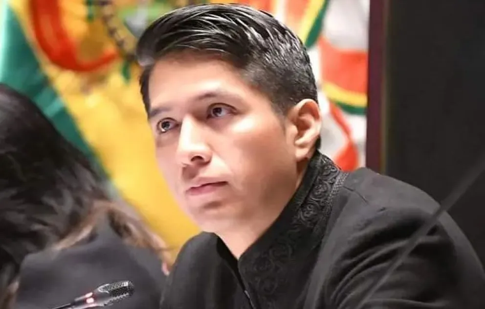 El presidente del senado Andrónico Rodríguez. Foto: APG