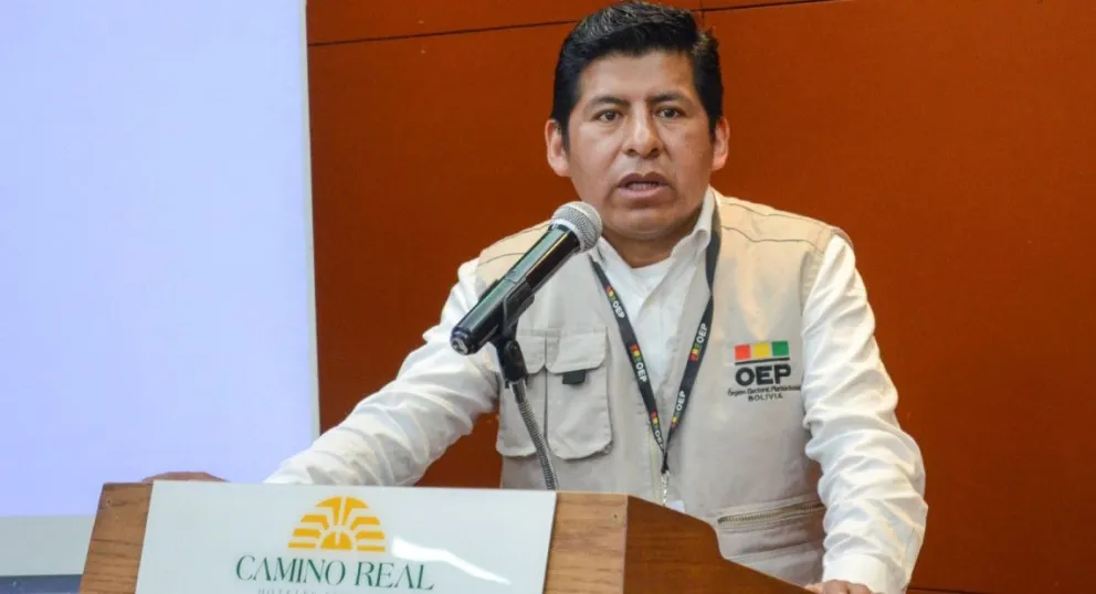 EL vocal del TSE, Tahuichi Tahuichi. Foto: ABI