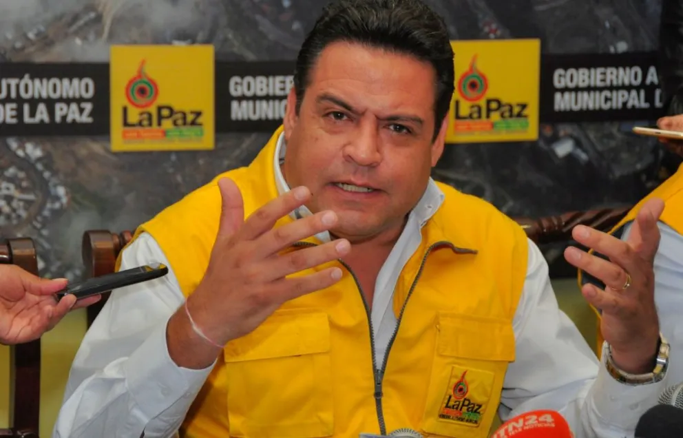 Luis Revilla en una imagen de cuando ejercía como alcalde de La Paz. Foto: RRSS