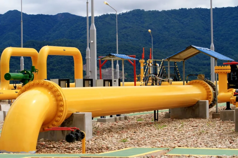 Ductos de gas. Foto: YPFB