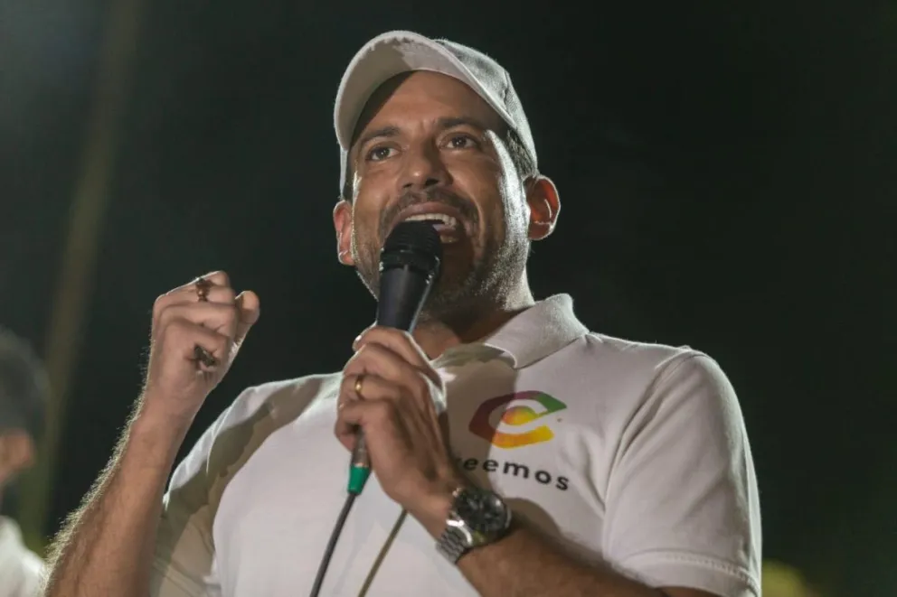 El gobernador de Santa Cruz, Luis Fernando Camacho. Foto: Creemos