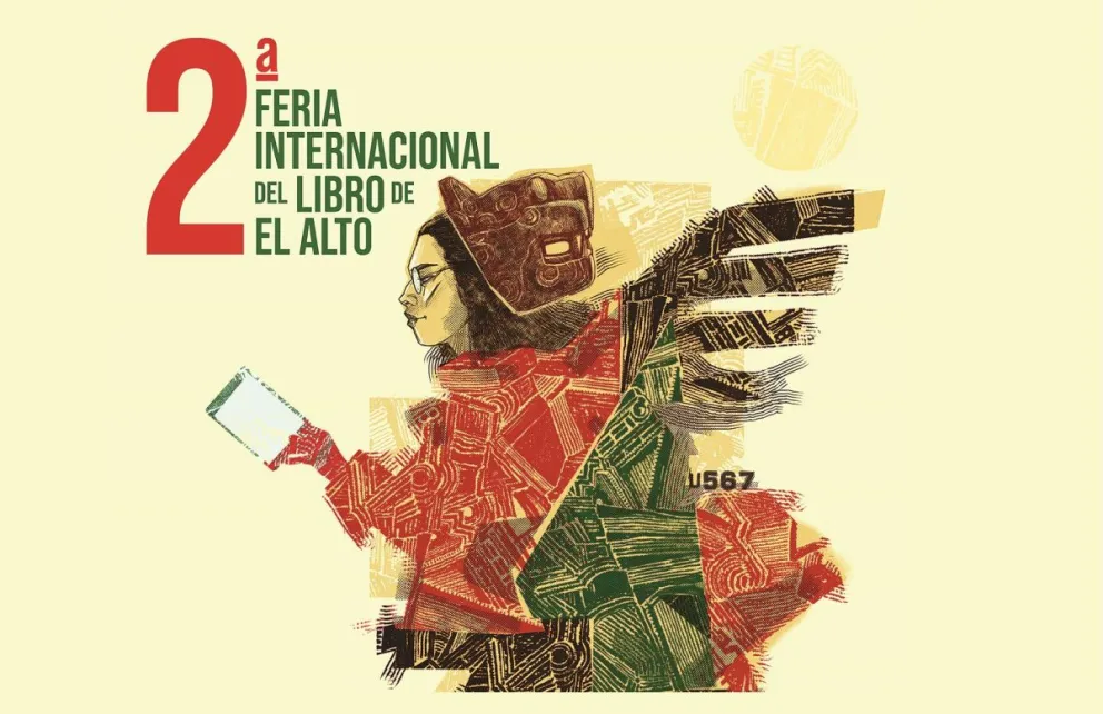 El banner de la feria. Foto: Cámara Departamental del Libro de La Paz