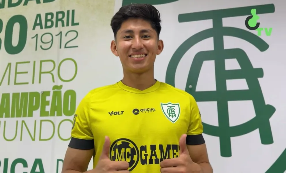 Terceros con la camiseta de entrenamiento de su nuevo equipo. Foto: Captura de pantalla.