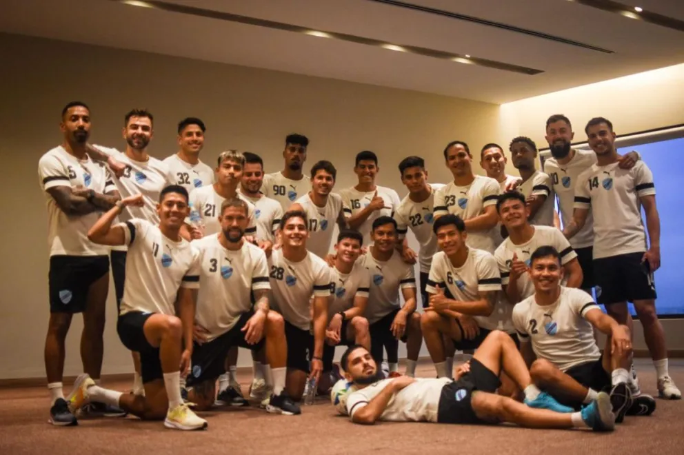 Los celestes esperan optimistas su debut en la Copa Libertadores. Foto: CB