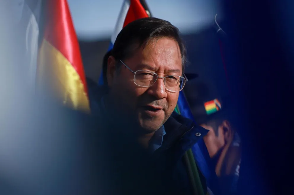 Foto de archivo del presidente de Bolivia, Luis Arce. Foto: EFE