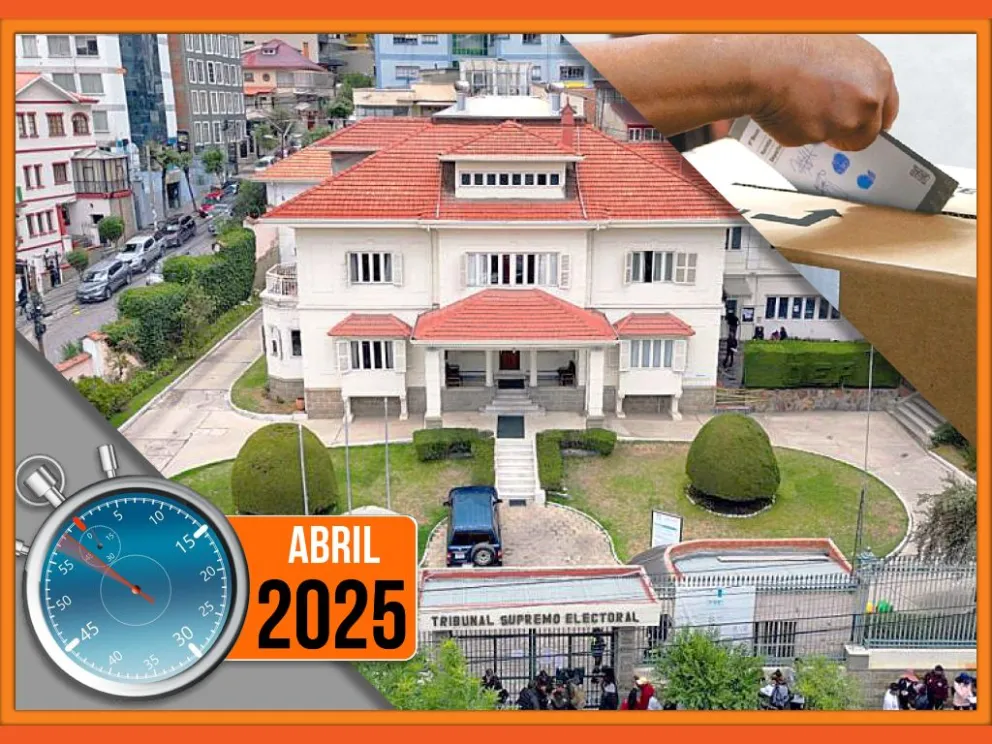 La sede del Tribunal Supremo Electoral, en La Paz. Fotos: OEP y ABI 