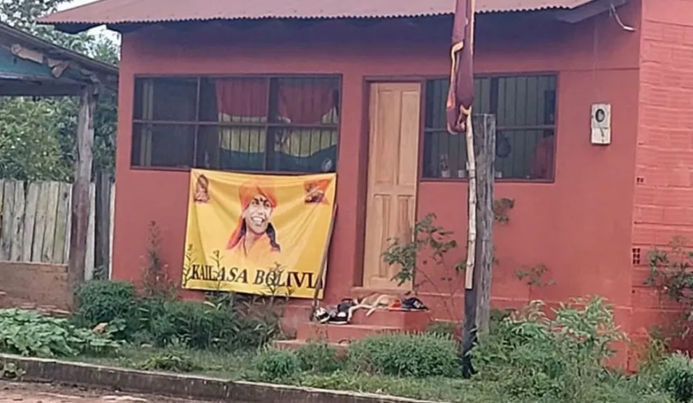 Dirigentes indígenas informaron que los miembros de Kailasa ya tienen viviendas construidas en los territorios alquilados ilegalmente. Foto: Infobae
