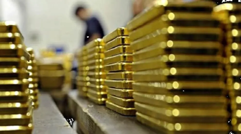 Lingotes de oro, imagen referencial. Foto: RRSS
