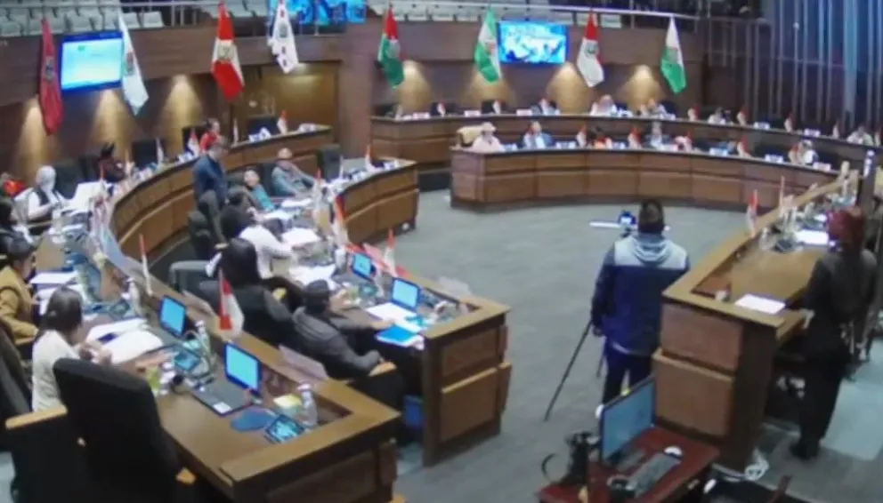 El pleno del Senado de la ALP. Foto: captura