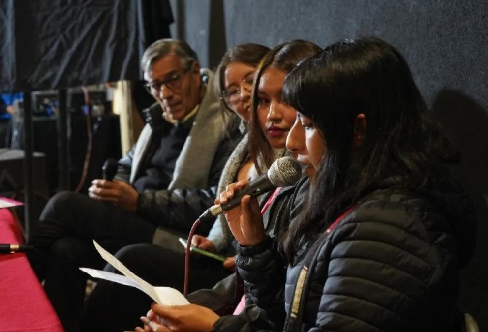 Sesiones de lectura en la primera versión del Encuentro Internacional Alto Poesía. Foto: Alto Poesía