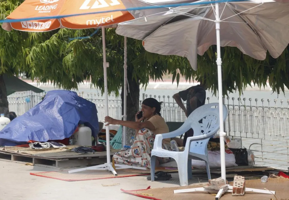 Los servicios meteorológicos registran una media por encima de los 40 grados centígrados hoy en Mandalay, Foto: EFE