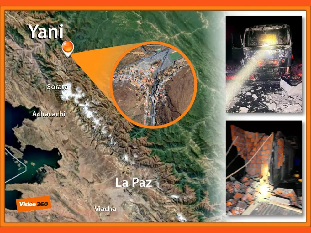 El hecho ocurrió en el cantón Yani, cercano a Sorata. Elaboración: Visión 360 
