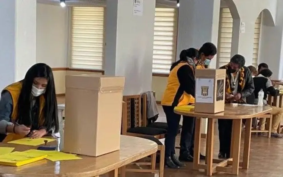 Una imagen del acto eleccionario del club The Strongest en julio de 2022. Foto: club The Strongest