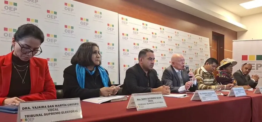 Conferencia de prensa del TSE. FOTO: Captura de pantalla