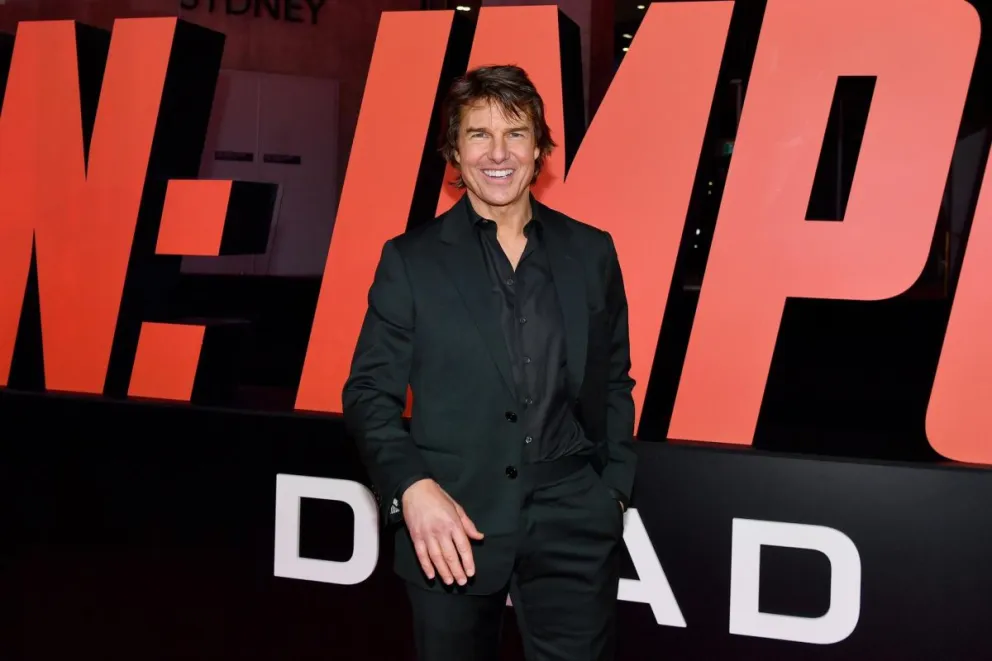   Tom Cruise durante un evento de Hollywood. Foto: EFE