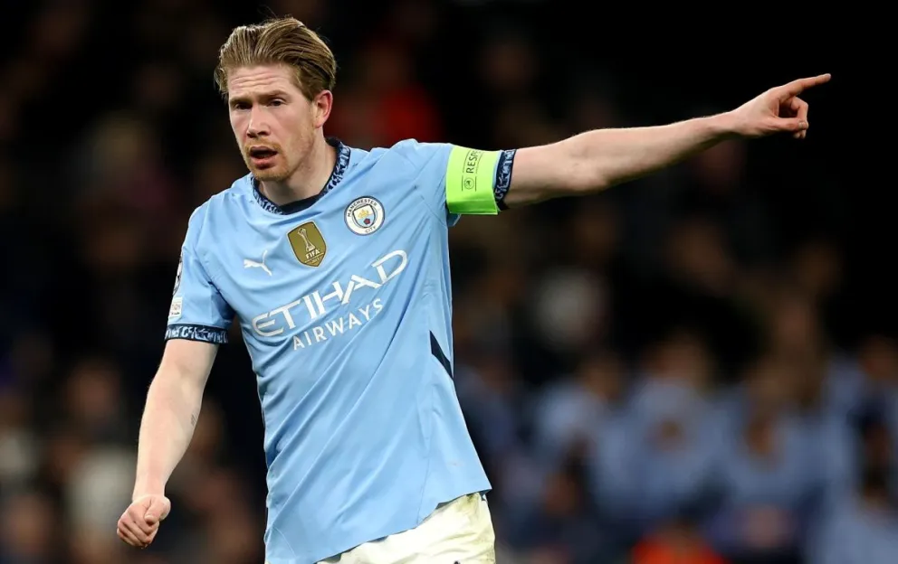 Kevin De Bruyne, centrocampista belga del Manchester City. Foto: EFE