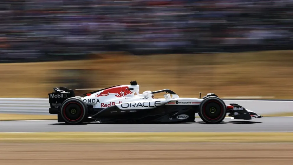 Max Verstappen conduce su Red Bull en las pruebas de clasificación del GP de Japón. Foto: Red Bull Racing