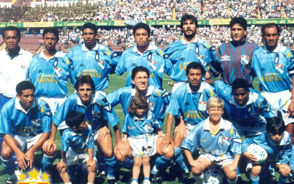 Sporting Cristal 1995, que le sacó un punto a Bolívar en el estadio Hernando Siles. Foto: SC
