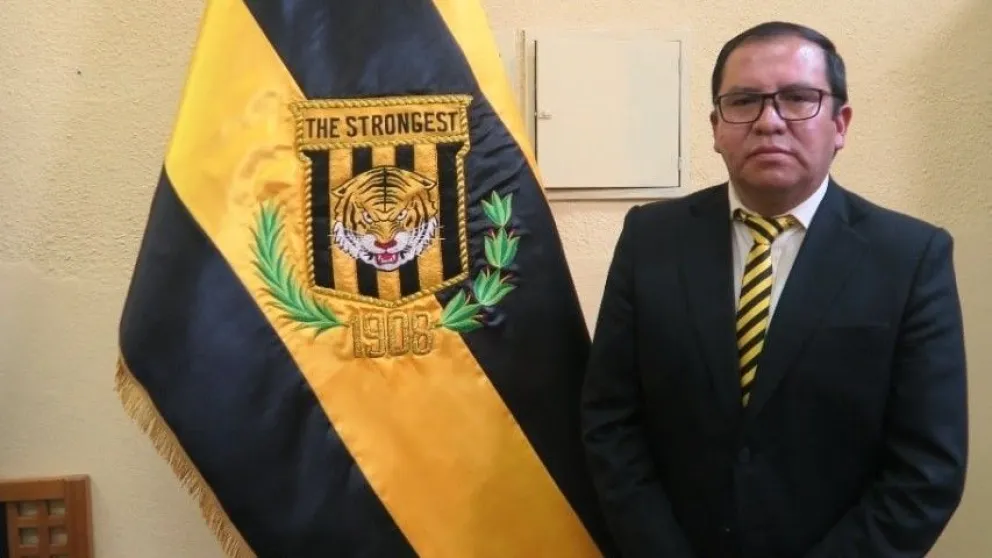 Héctor Montes ganó las elecciones del 30 de julio de 2022, pero la Comisión Electoral anuló ese acto. Foto: The Strongest.