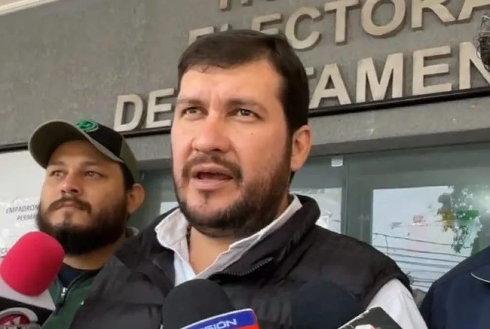 Stello Cochamanidis, presidente del Comité Cívico pro Santa Cruz. Foto: captura