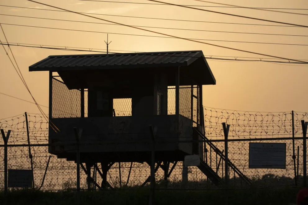 Un puesto de vigilancia de Corea del Sur cerca de la zona desmilitarizada (DMZ). Foto: EFE