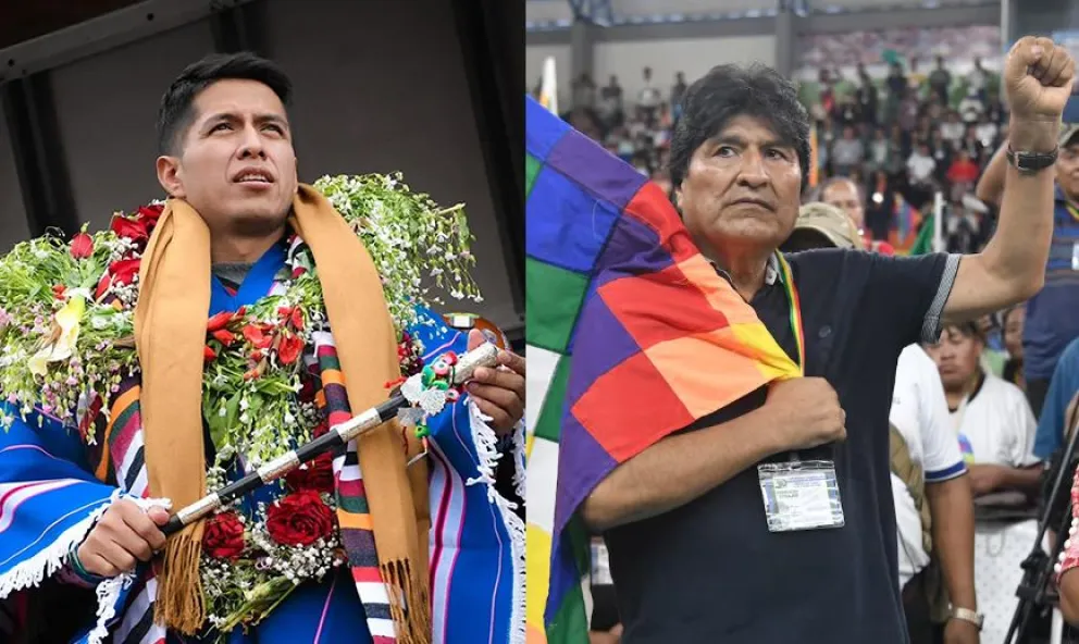 Andrónico cuando estableció su alianza con el MTS. FOTO: Archivo