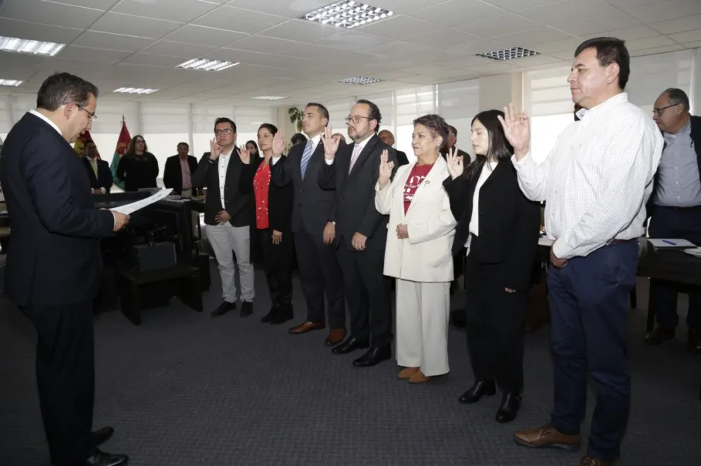 Juran los nuevos representantes de la CNI. Foto: CNI